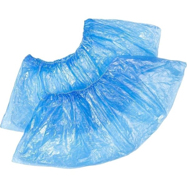 Бахилы одноразовые EleGreen Стандарт Лайт полиэтиленовые стандартной плотности 8 мкм (2.4 г, 50 пар в упаковке)