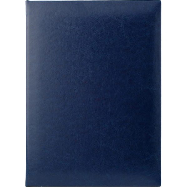 Папка адресная НЕБРАСКА, синий, выклейка диз. бумага, А4