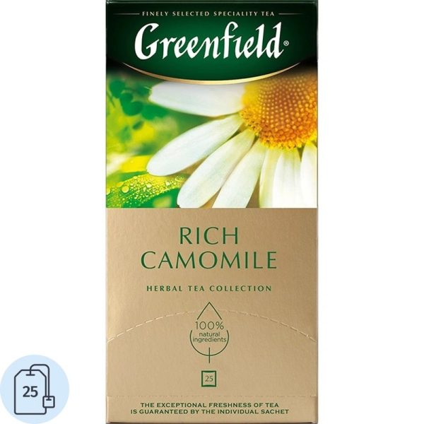 Чай травяной Greenfield Rich Camomile 25 пакетиков