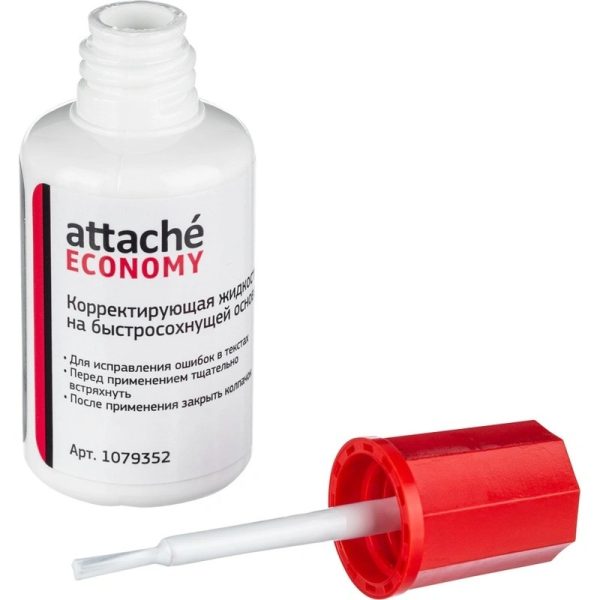 Корректирующая жидкость (штрих) Attache Economy быстросохнущая 22 г