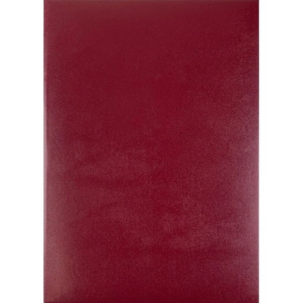 Папка адресная А4 бумвинил бордовая
